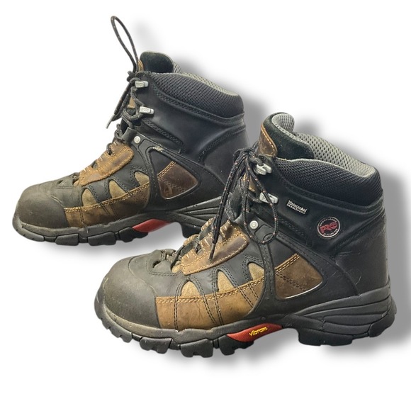 Timberland PRO Mens TiTAN Alloy Toe Waterproof Work Boots Black Brown ASTM EH